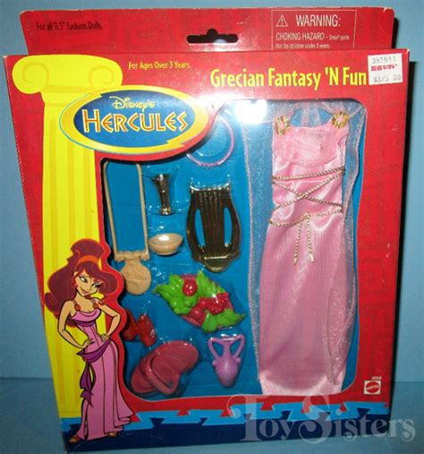 Disney Mattel Hercules Megara Fashions Toy Sisters