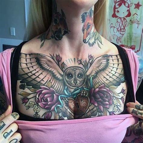 Top 100 Best Chest Tattoo Ideas For Women Cool Female