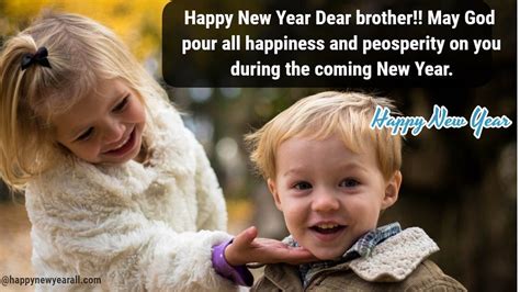 100 Happy New Year Wishes For Brother 2023 From Sister 2024