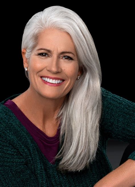 Grey Hair Model Silver Haired Beauties Silver White Hair Gorgeous