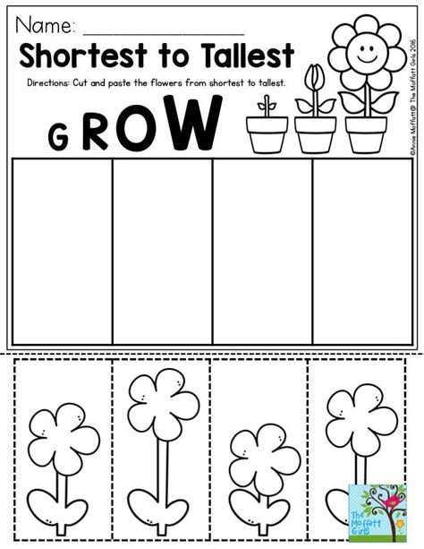 15 Flower Preschool Cutting Worksheets Coloring Style Worksheets