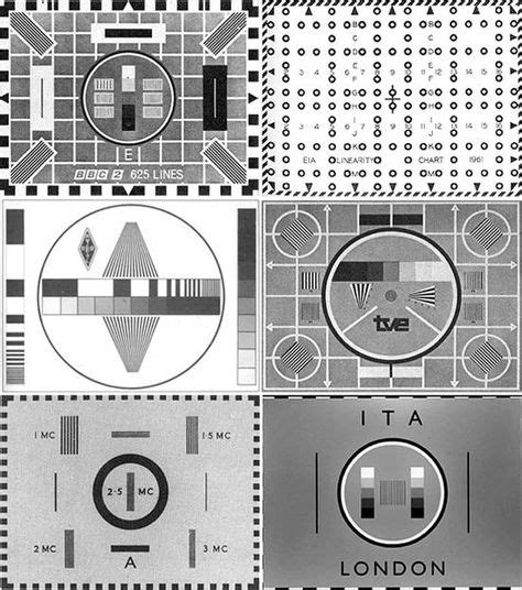 Vintage Television Test Patterns