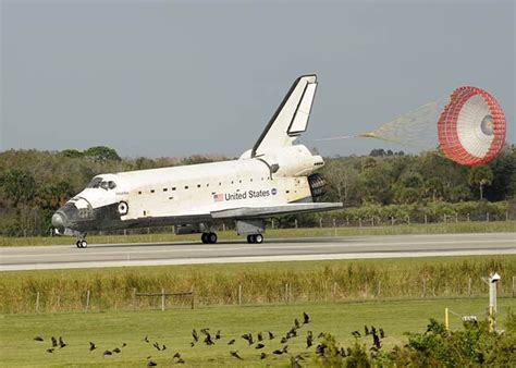 Shuttle Atlantis Returns To Earth Safely Space