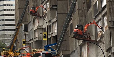 Photo Proves Montreal Construction Workers Are Completely Insane Mtl Blog