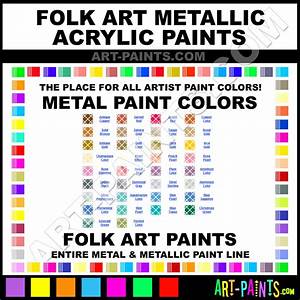 Folk Art Metallic Paint Color Chart Free Download Goodimg Co