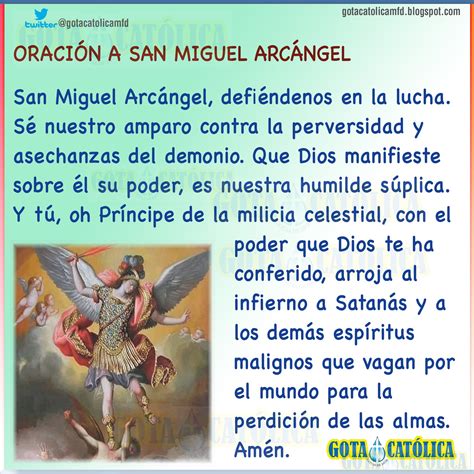 Oracion A San Miguel Arcangel Catolica Reverasite