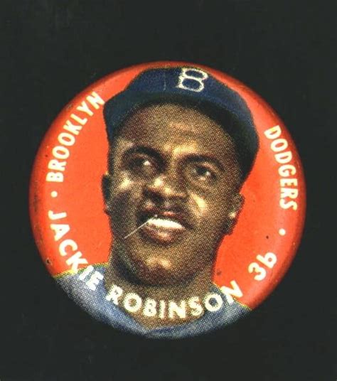 1956 Topps Pins Jackie Robinson Tonyetrade