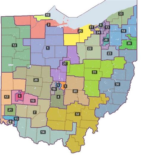 Map Of Ohio Congressional Districts World Map