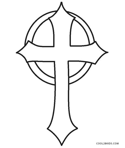 Cross Mosaic Colouring Pages Page 3 Sketch Coloring Page