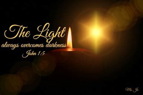 The Light Always Overcomes Darkness ~ John 15 ~ Amen Life Verses