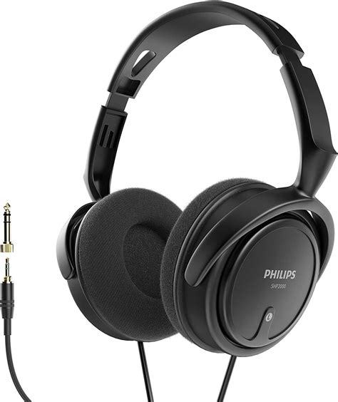 Philips Shp2000 Wired Over Ear Stereo Headphones For Podcasts Studio