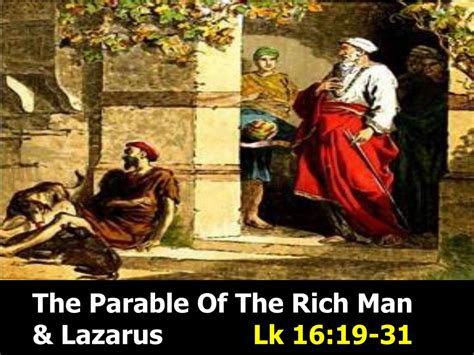Freebibleimages Parable Of The Rich Man And Lazarus Jesus Tells A