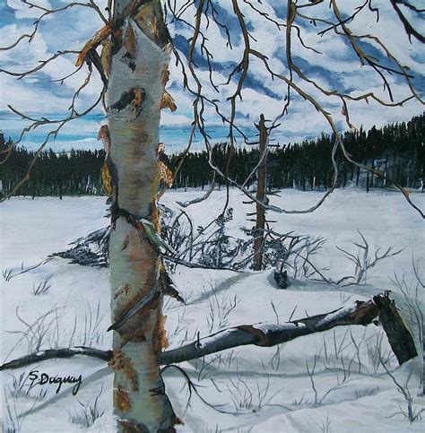 Winter Solitude Painting By Sharon Duguay Fine Art America