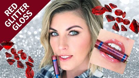 Lipsense Red Glitter Gloss ️ Wonderland Collection New Colors Youtube