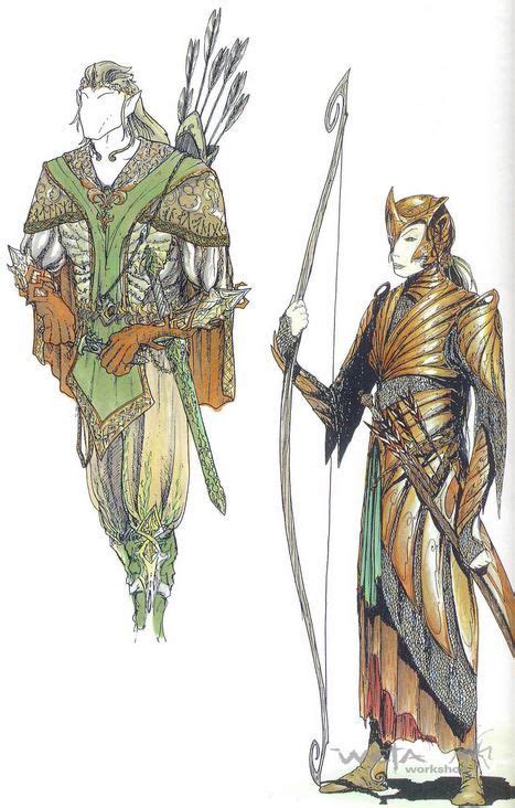 Concept Art Of Mirkwood Elves Mirkwood Elves Lotr Elves Tolkien