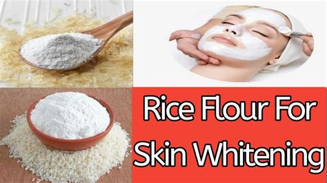 Rice Flour Skin Whitening Face Pack In Summerface Whitening Rice Flour