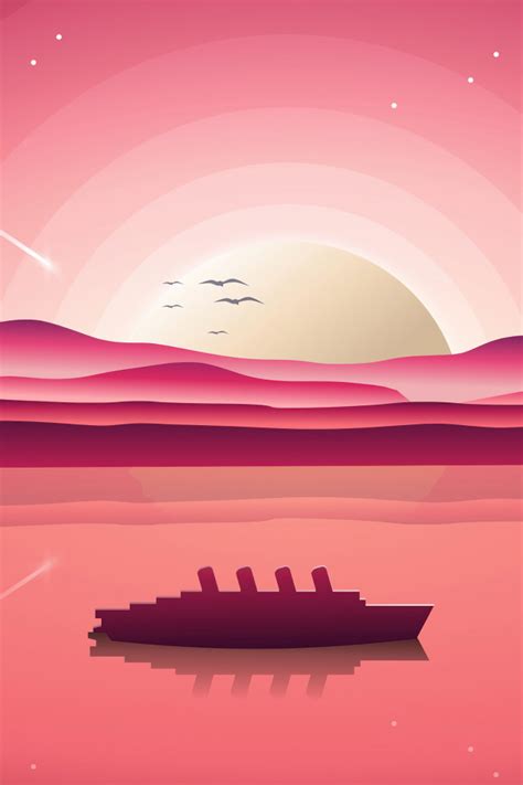 640x960 Boat Minimalist Hd Iphone 4 Iphone 4s Wallpaper Hd Minimalist