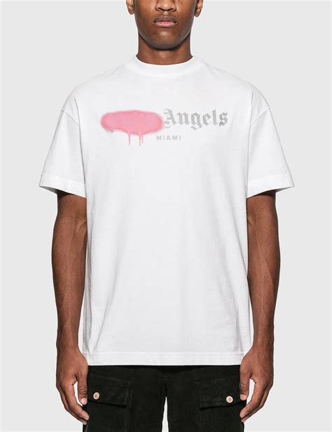 Palm Angels Miami Sprayed Logo T Shirt Hbx