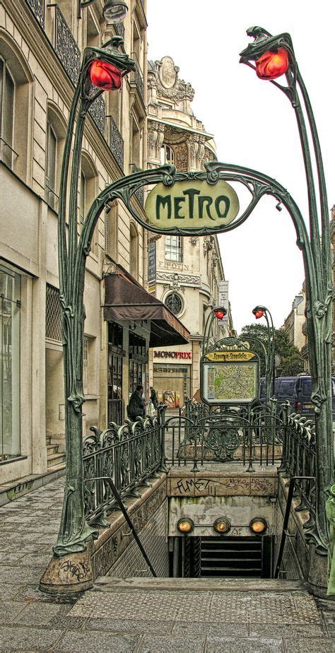 Station De Métro Réaumur Sébastopol Paris Art Nouveau Architecture