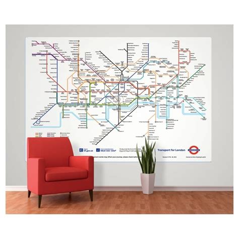 Get Some Patriotic London Underground Wallpaper Murals