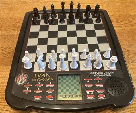 Excalibur Ivan Ii The Conqueror Electronic Talking Chess Set Game