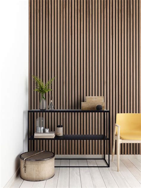 Acupanel Luxe Natural Walnut Acoustic Wood Wall Panels Wood Slat