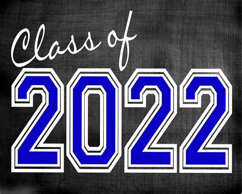 Class Of 2022 Senior Graduation Sign Instant Download Printable Sign