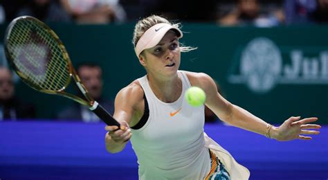The mission of the elina svitolina foundation is to help encourage children through the sport of tennis to learn the values of hard work, self discipline and the importance of giving 100% everyday in life. Top-seed Elina Svitolina loses opening match at Kremlin ...