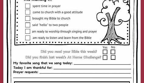 These free printable sermon notes pages include a Sunday morning