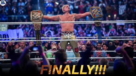 Cody Rhodes Wins Dethrone Undisputed Universal Championship Roman