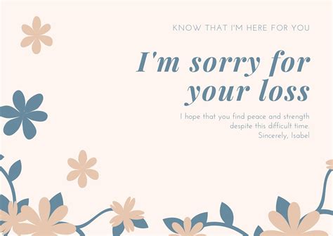 Free Printable Sympathy Card Templates To Customize Canva