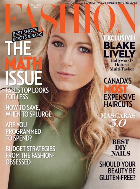 Blake Lively Covers Fashion Magazine October 2014lainey