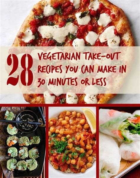 28 Vegetarian Recipes That Are Even Easier Than Getting Takeout