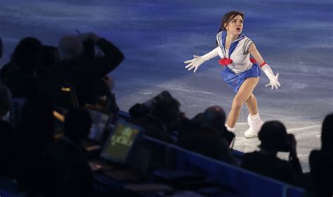 Russian Olympic Figure Skater Has A Sailor Moon Routine