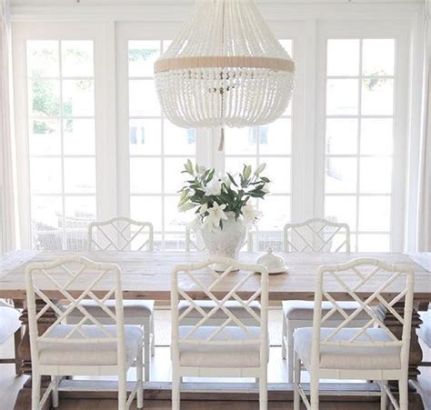 White Theme Dining Room Ballard Designs Dayna Chairs Ro Sham Beaux