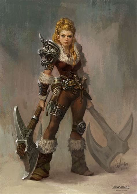 Bilio Halfling Lightfoot Female Dwarf Warrior Woman Character Portraits