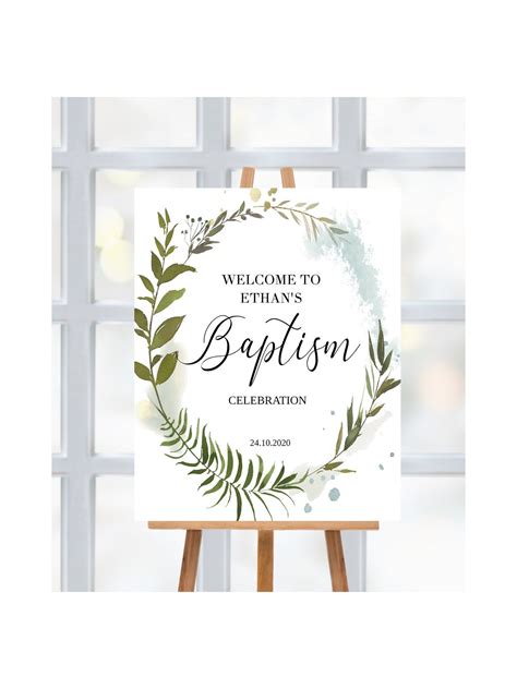 Pin On Baptism Welcome Sign Ideas