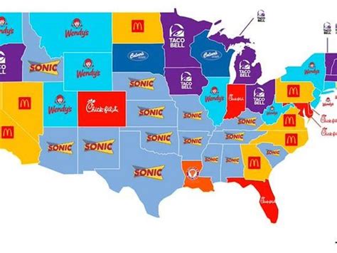 Most Popular Fast Food Chain Popular Most Food Fast Chain State Foods