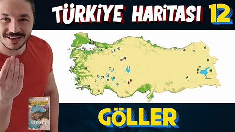 TÜRKİYE DE GÖLLER Türkiye Harita Bilgisi Çalışması KPSS AYT TYT
