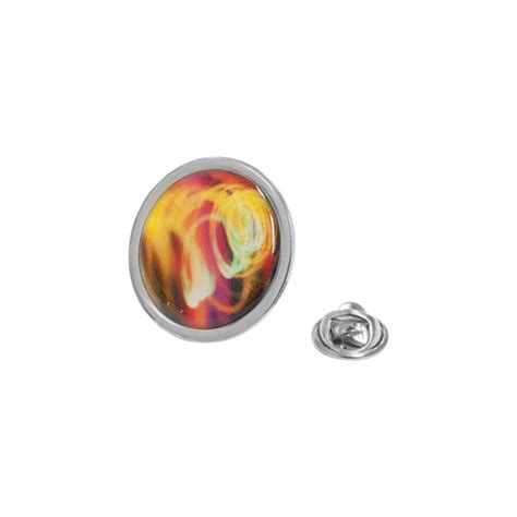 Lapel Pin Large Square Liquid Lens