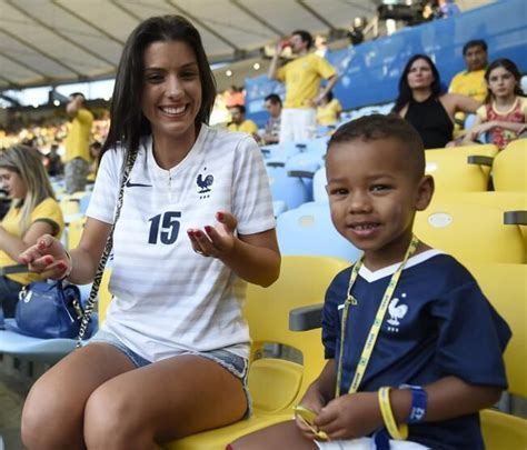 Bacary Sagnas Wife Ludivine And Their Young Son At Maracana Stadium Liverpool Football