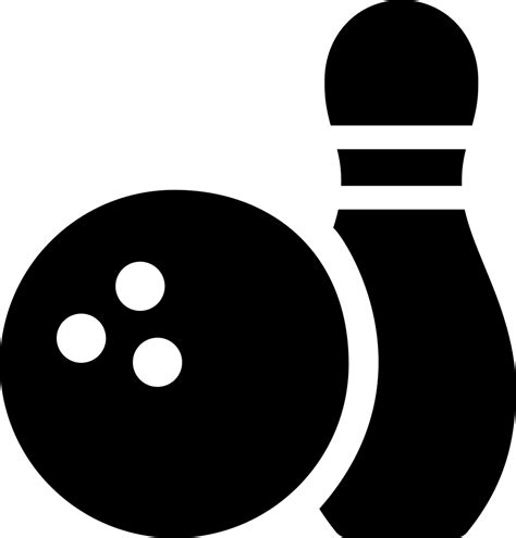 Library Collection Of Free Bowling Clipart Svg Bowling Clip Art Library