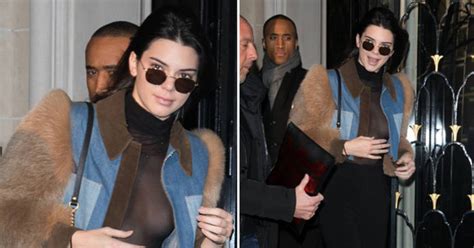 Kendall Jenner Flashes Nipple In Braless Expos Daily Star