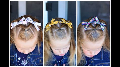 3 Simple And Fast Toddler Hairstyles Youtube