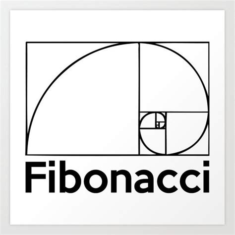 Fibonacci Spiral Art Print By Aaron H Artofit