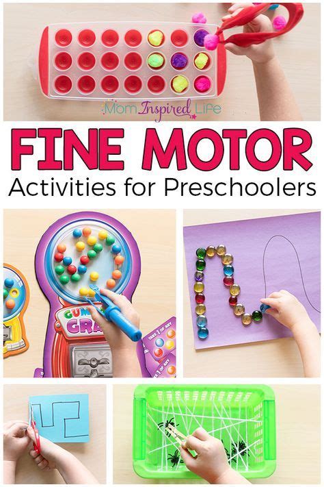 Preschool Fine Motor Skills Fine Motor Activities For Kids Motor