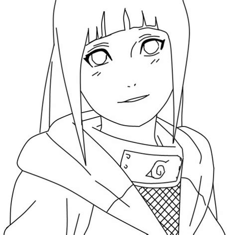 Hinata Naruto Coloring Page Coloring Home