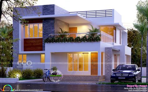 3 Bedroom Flat Roof House Designs Inspiring Home Design Idea
