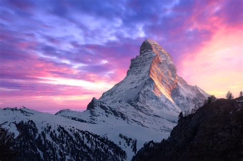 Sunset Over The Matterhorn In Switzerland Oc 2048x1365 Music