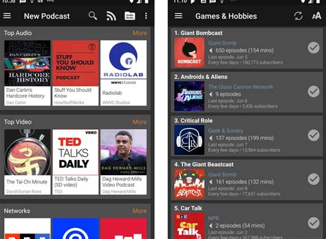 The 10 Best Podcasts Apps For Android Users